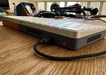 Apple Magic Keyboard transformed into a portable gaming PC with Steam Deck internals